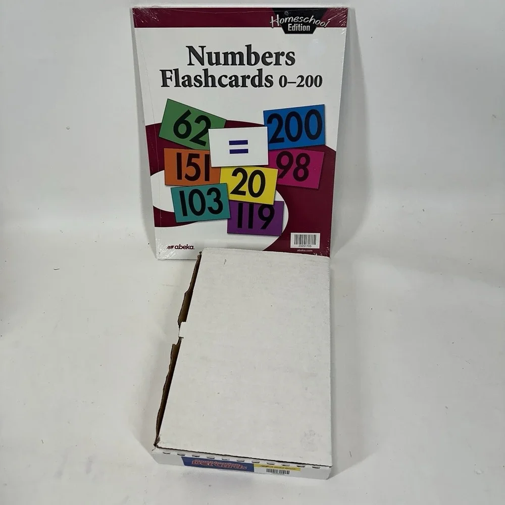 Abeka Combination Dot Cards & Numbers Flashcards Elementary Math  Homeschool